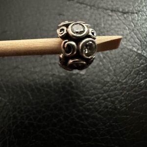 Authentic Pandora “Primrose Path” with clear CZ stones. Threaded.